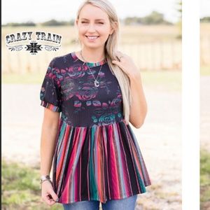 Variety of shirts and sizes - crazy train